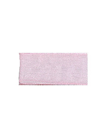 25m muslin ribbon in light pink polyamide