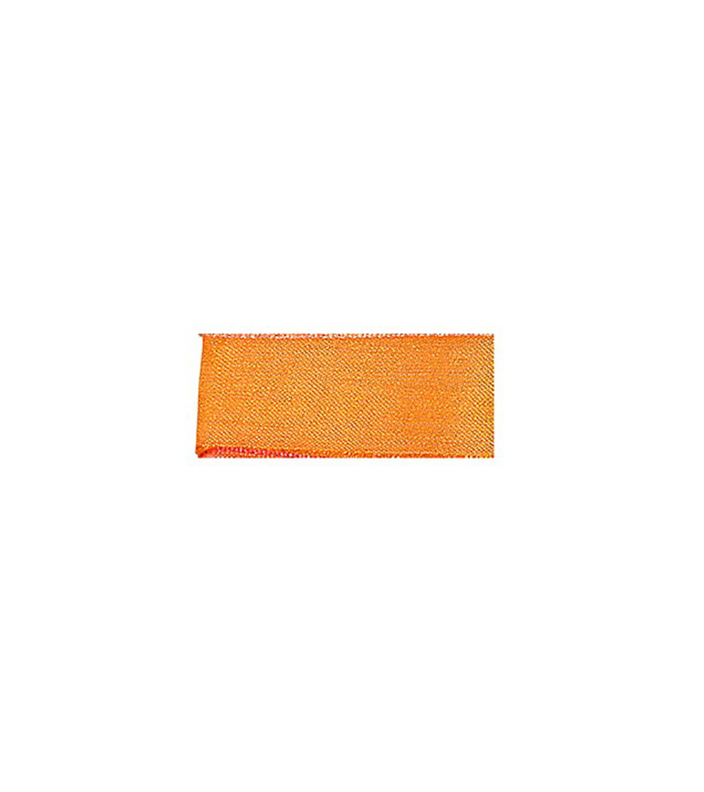 Ruban 25m mousseline en polyamide orange