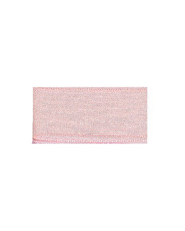25m muslin ribbon in old pink polyamide