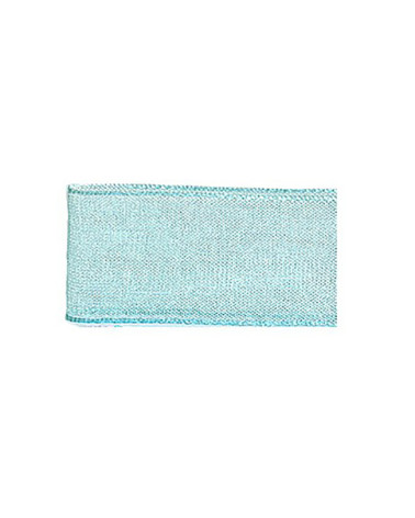 25m muslin ribbon in green polyamide