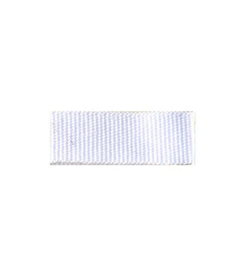 25m reel of grosgrain-look braid White