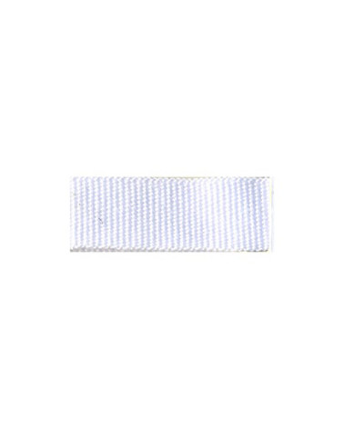 25m reel of grosgrain-look braid White