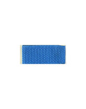 Bobine 25m galon aspect gros grain Bleu Electrique 15mm