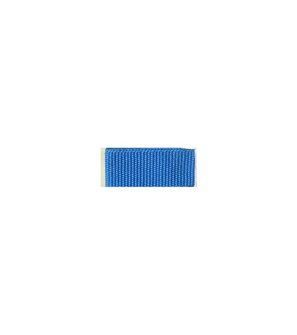 25m reel of grosgrain-look braid Electric Blue