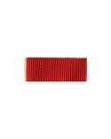 Bobine 25m galon aspect gros grain Rouge 15mm