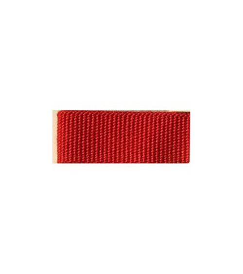 25m reel of grosgrain-look braid Red