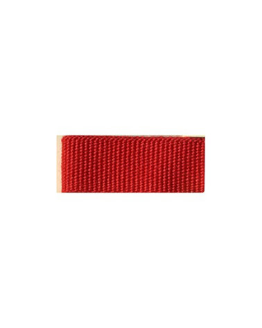 25m reel of grosgrain-look braid Red