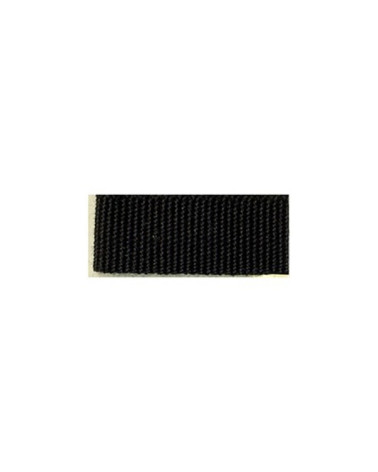 Bobine 25m galon aspect gros grain Noir