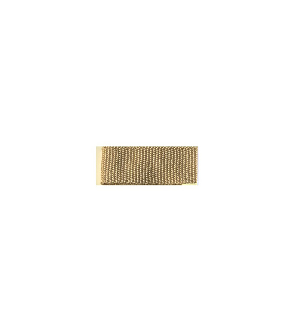 Bobine 25m galon aspect gros grain Beige