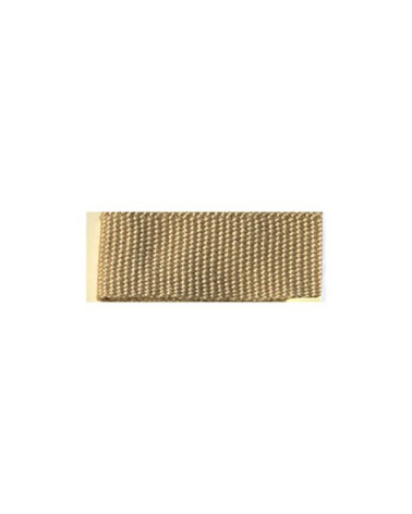 25m reel of grosgrain-look braid Beige