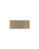 Bobine 25m galon aspect gros grain Beige Gris 15mm