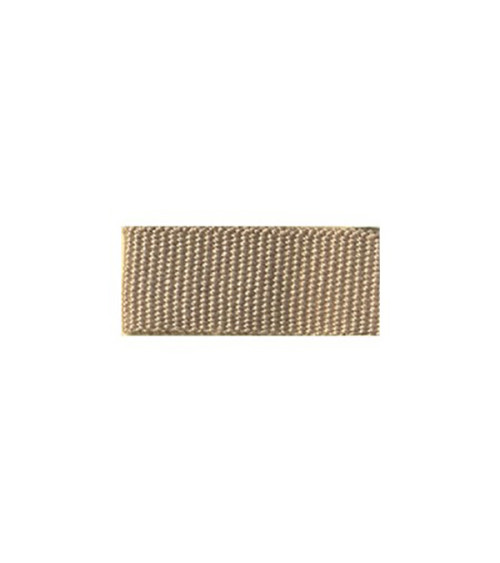 25m reel of grosgrain-look braid Beige Gray
