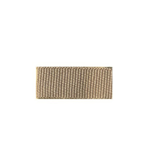 Bobine 25m galon aspect gros grain Beige Gris