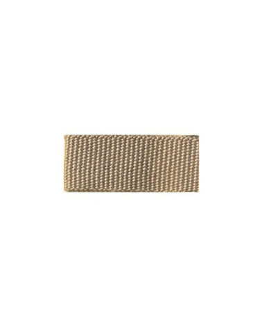 25m reel of grosgrain-look braid Beige Gray