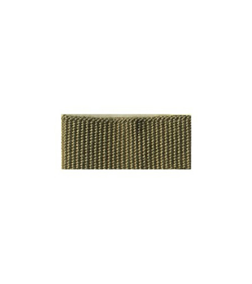 25m reel of grosgrain-look braid, Khaki