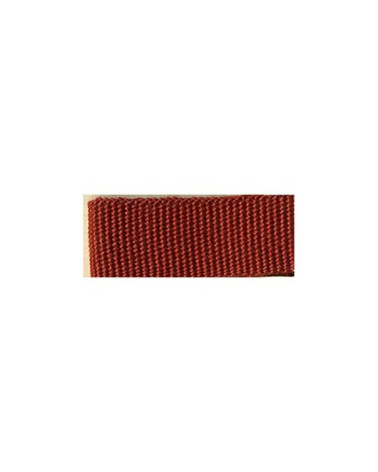 25m reel of grosgrain-look braid Rust