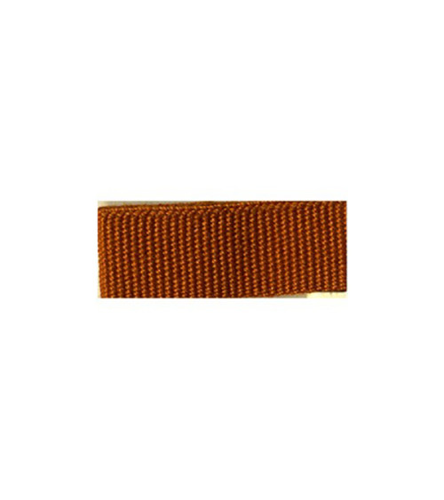 25m reel of grosgrain-look braid, Brick