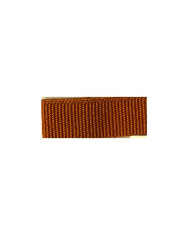 Bobine 25m galon aspect gros grain Brique