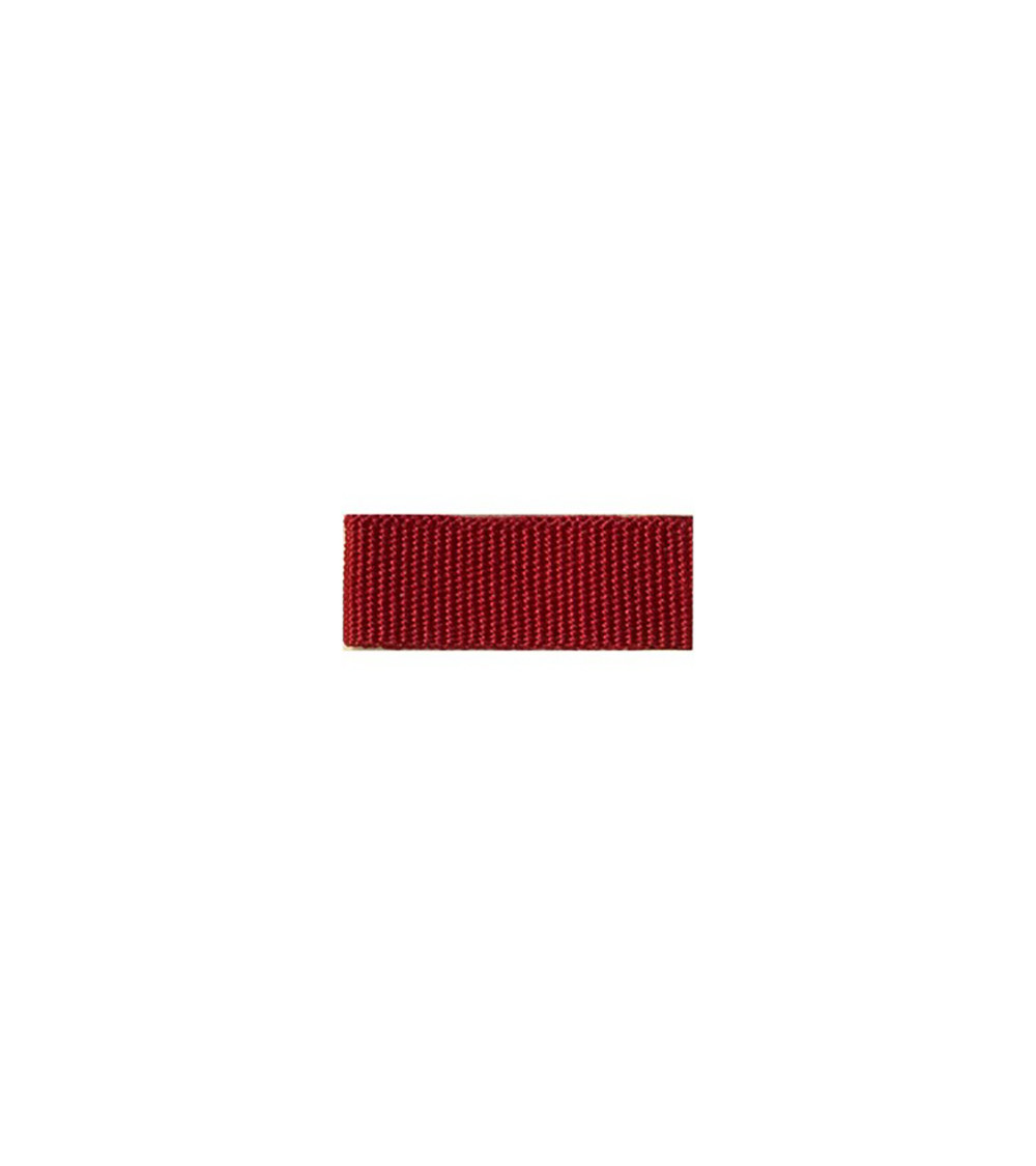 25-m-Rolle mit bordeauxrotem Ripsband-Geflecht