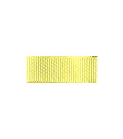 25m reel of grosgrain-look braid in Chick Yellow