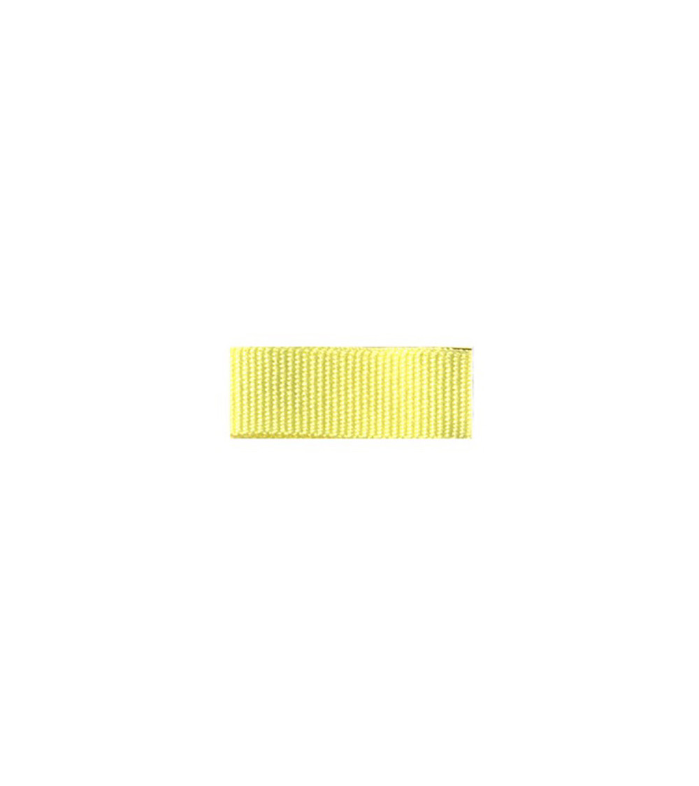 25m reel of grosgrain-look braid in Chick Yellow