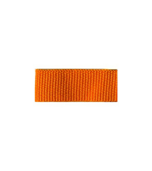 25m reel of orange grosgrain braid