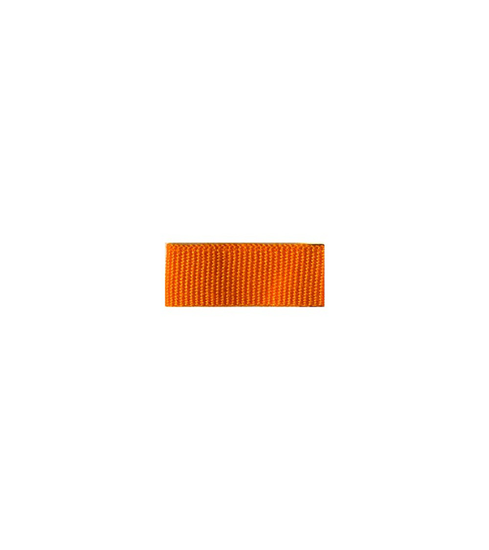 25m reel of orange grosgrain braid