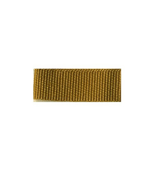 25m reel of dark gold grosgrain braid