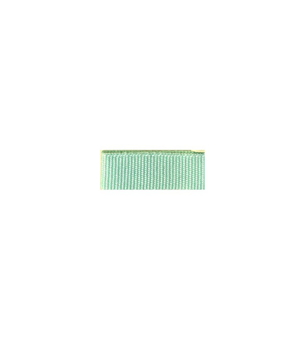 25m reel of grosgrain-look braid Water green