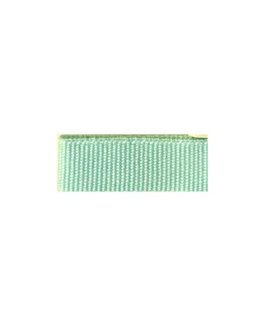 25m reel of grosgrain-look braid Water green