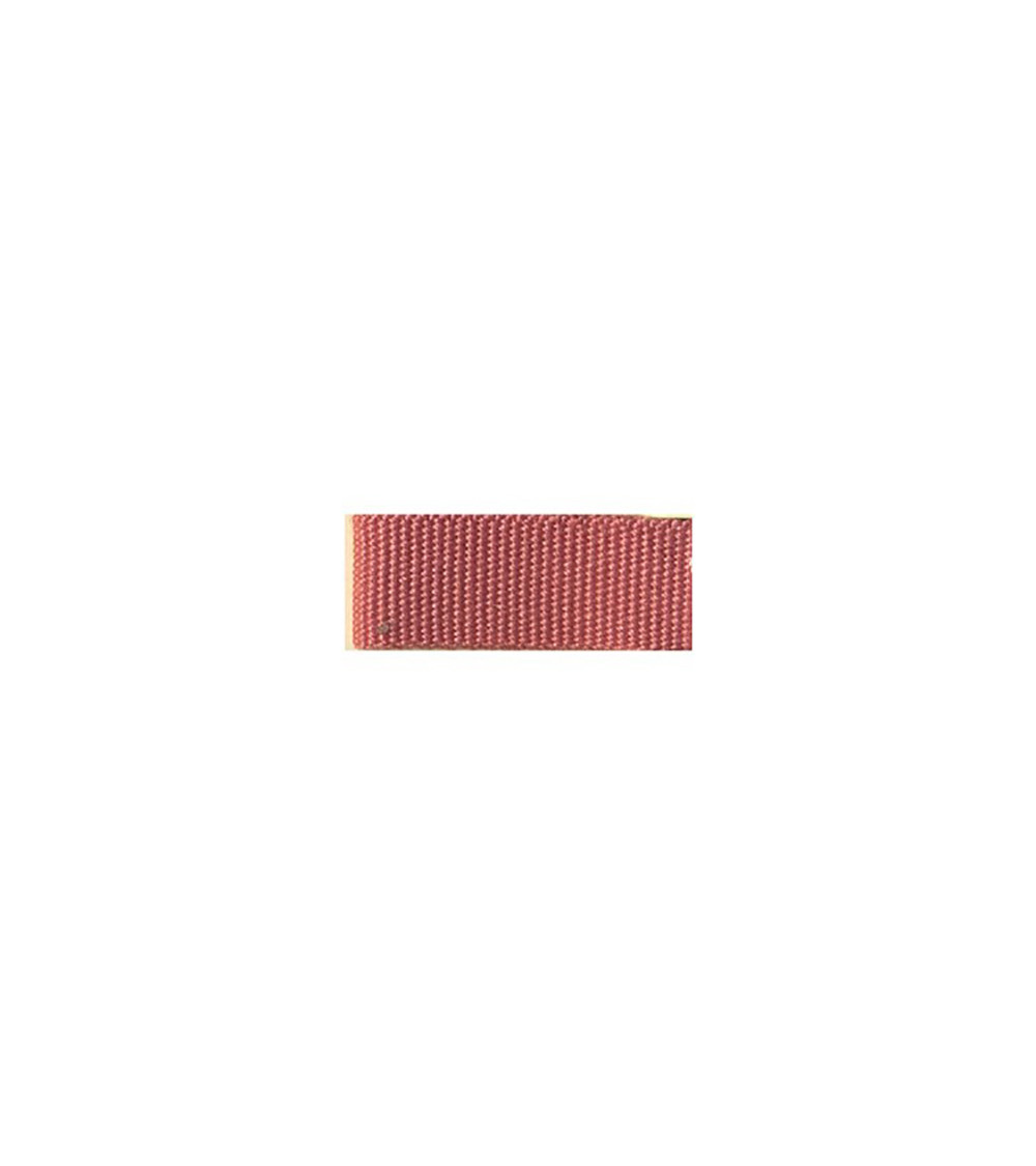 25m reel of grosgrain-look braid Old Pink