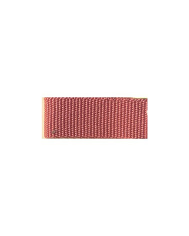 Bobine 25m galon aspect gros grain Vieux Rose