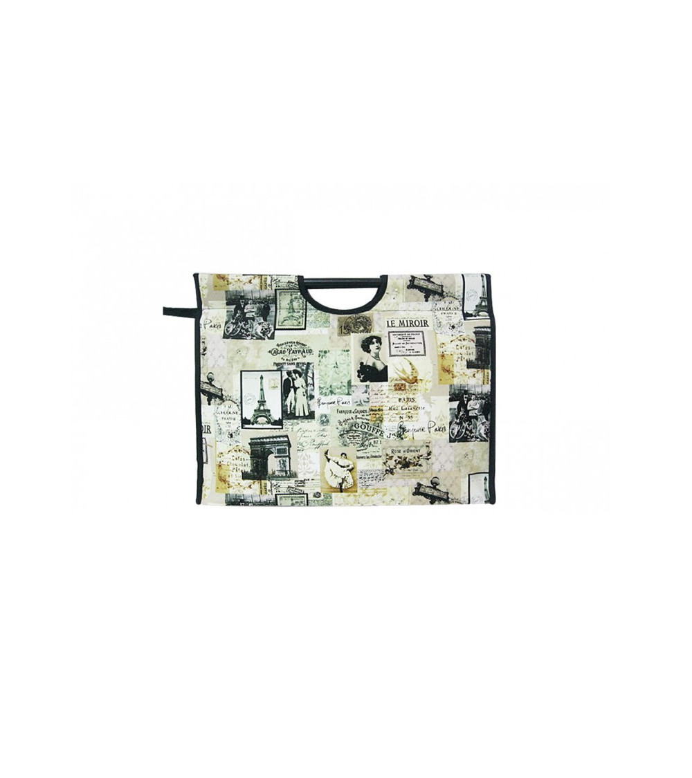 Borsa da maglia in tessuto trapuntato 42 cm Parigi anni '20