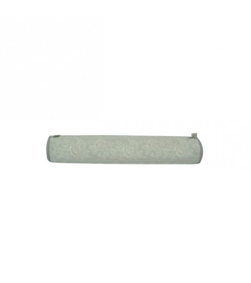 Quilted fabric knitting needle bag 45cm lace flowers