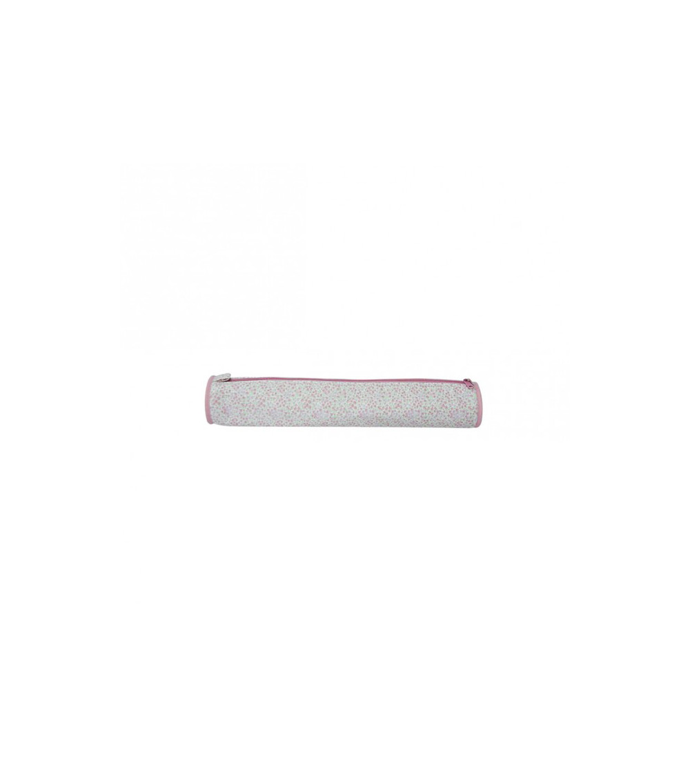 Borsa porta ferri in tessuto trapuntato cm 45 liberty rosa chiaro