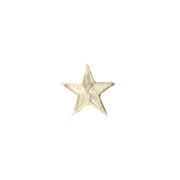 Ecusson thermocollant étoile beige 3cm