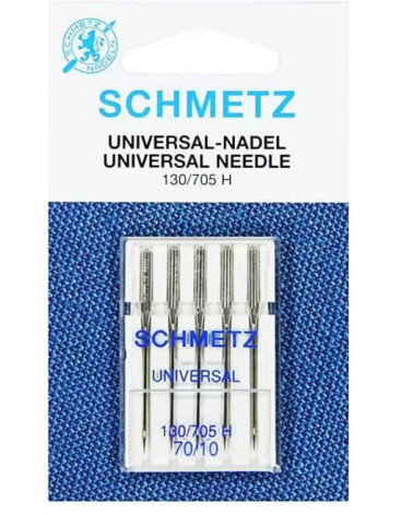 5 Schmetz universal needles 130/705 H size 70