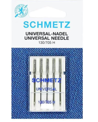 5 Aiguilles universelles Schmetz 130/705 H taille 7100