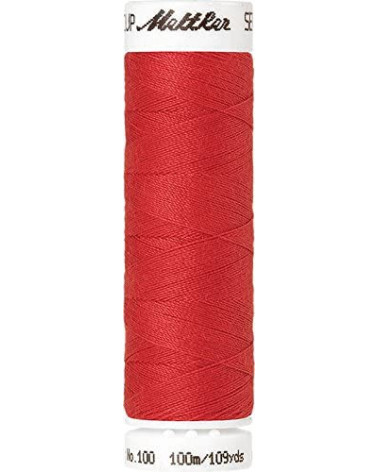 Mettler Amann Polyester-Nähgarn 100m Seralon rot