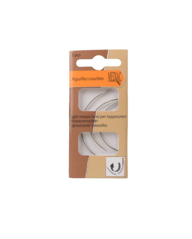 Set of 3 curved needles
