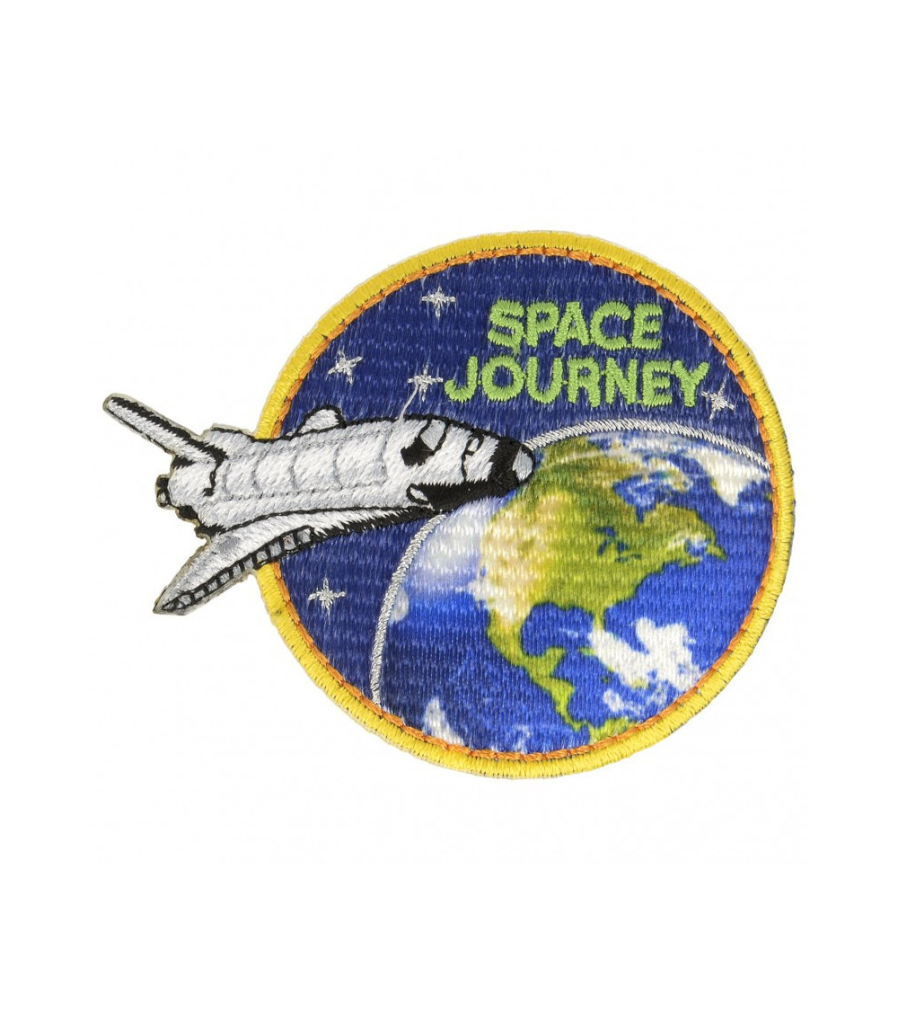 Lot De 3 écussons Thermocollants California Fond Bleu 6,5x6,5cm