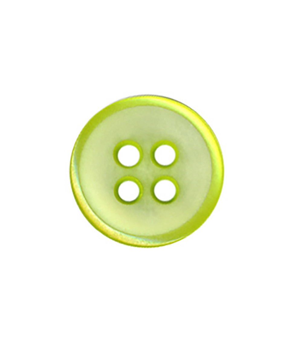 Bottone tondo 4 fori 23mm verde anice
