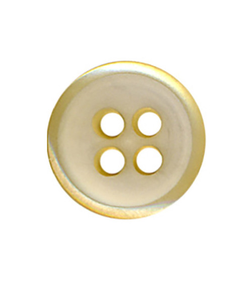 Bouton rond 4 trous 23mm beige