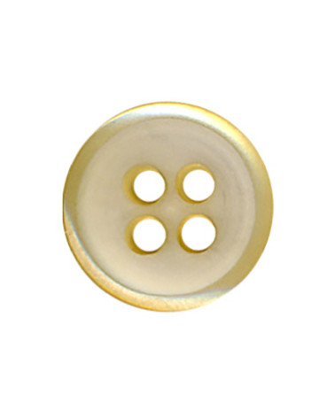 Round button 4 holes 23mm beige