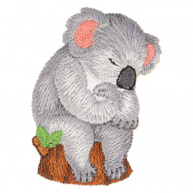 Ecusson thermocollant animaux statue koala 5cm x 3cm