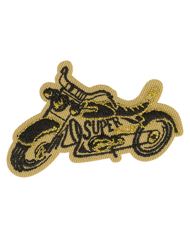 Toppa termoadesiva super moto 6 cm x 3 cm