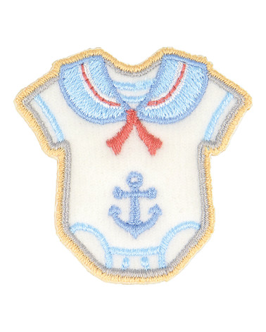 Baby body iron-on patch 4cm x 4cm
