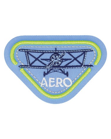 Set mit 3 aufbügelbaren Luftfahrtflicken, 6,5 cm x 4,5 cm