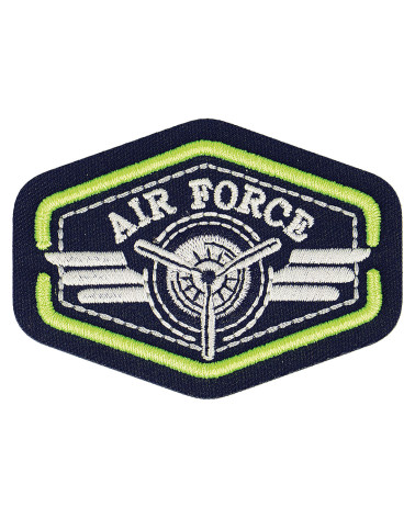 Set of 3 iron-on aviation air force badges 0cm x 0cm