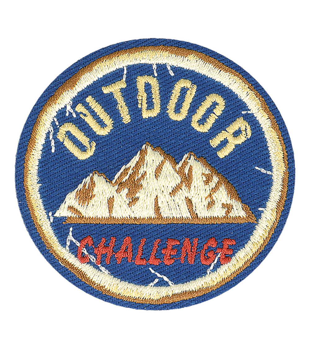 Set of 3 retro outdoor sport iron-on patches 5.5cm x 5cm